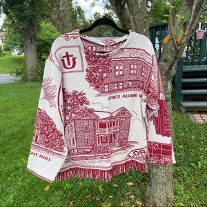Handmade tapestry sweater